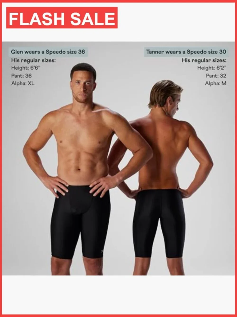 Men's Swim Jammer ProLT Solid Drawcord Waist Eco Fabric